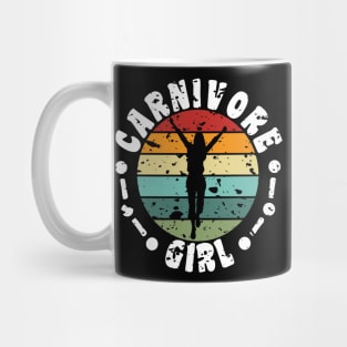 CARNIVORE GIRL MEAT EATER STEAK LOVER CUTE GIRL WOMAN Mug